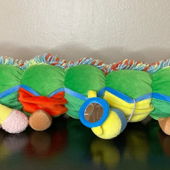 Vintage 2005 Eric Carle The Very Hungry Caterpillar 19" Plush Toy with Foods - Picture 3 of 9